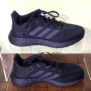 Adidas Primegreen Black Pureboost 21 Running Shoes, Size 5.5, UK 4